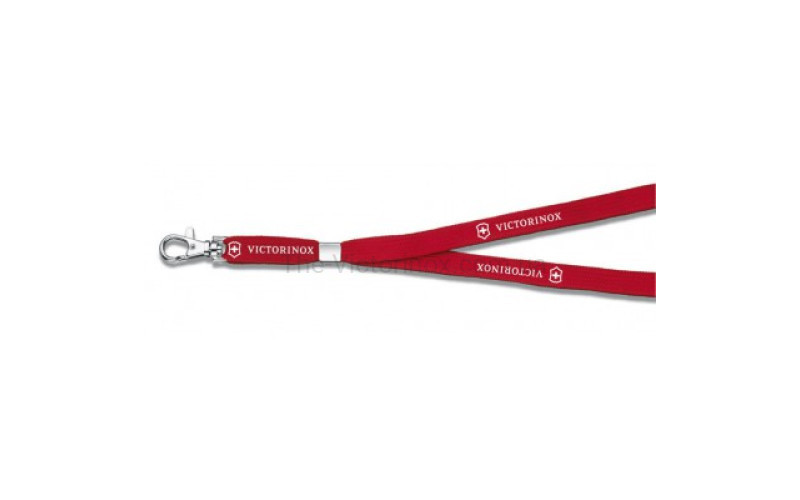 Шнурок на шею с карабином Victorinox 4.1879 красный