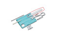 Пилочка для ногтей Victorinox стеклянная для SwissCard Nailcare A.7232