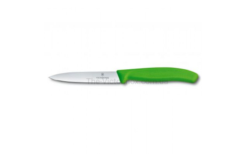 Кухонный нож Victorinox 6.7706.L114, 10 см., зеленый