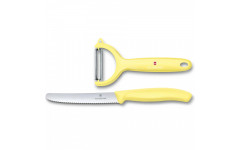 Кухонный набор Victorinox SwissClassic Paring Set 2шт с желт. ручкой 6.7116.23L82