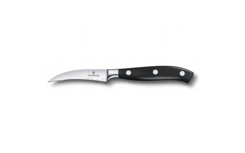 Кухонный нож Victorinox Grand Maitre Shaping 8см изогн. с черн. ручкой (GB) Vx77303.08G