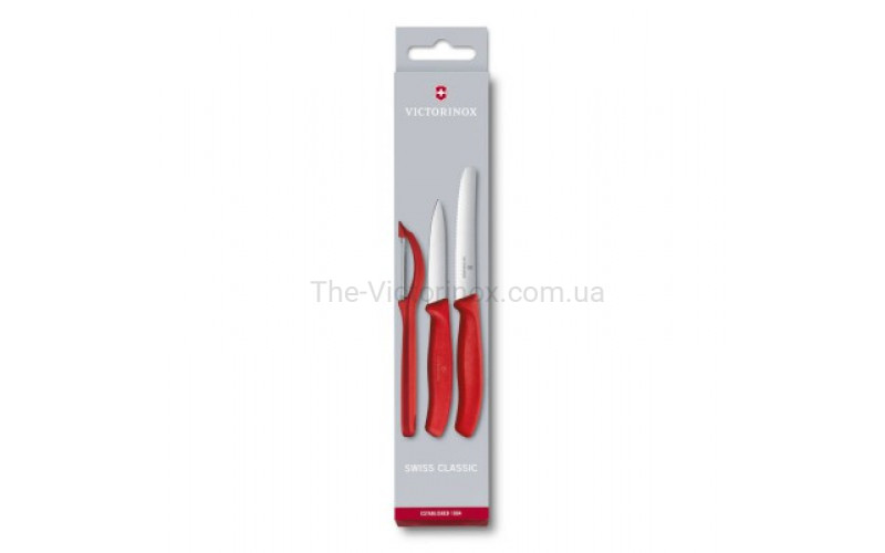 Кухонный набор Victorinox SwissClassic Paring Set With Peeler 6.7111.31