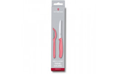 Кухонный набор Victorinox SwissClassic Paring Set 2шт с св.крас. ручкой 6.7116.21L12