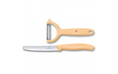 Кухонный набор Victorinox SwissClassic Paring Set 2шт с св.оранж. ручкой 6.7116.23L92