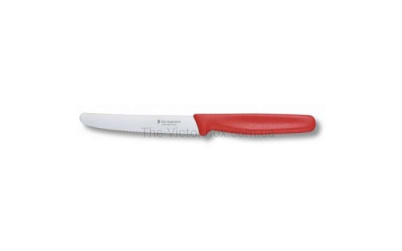 Кухонный нож Victorinox 5.0831 11 см, серрейтор красный