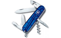 Швейцарский складной нож Victorinox Spartan, синий прозрачный (1.3603.Т2)