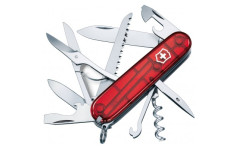 Нож Victorinox Huntsman 1.3713.T полупрозрачный красный