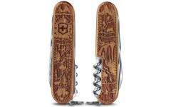 Складной нож Victorinox CLIMBER WOOD Swiss Spirit SE 1.3701.63L21