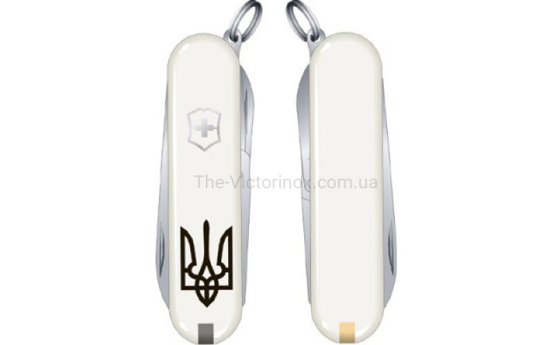 Складной нож Victorinox CLASSIC SD UKRAINE 0.6223.7R1 Victorinox Белый