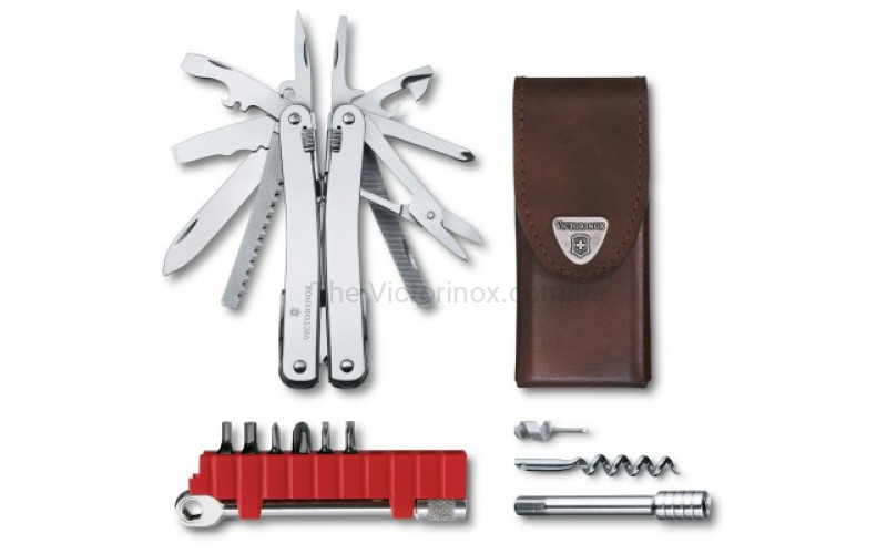 Складной нож Victorinox SWISSTOOL SPIRIT X PLUS RATCHET Vx30236.L